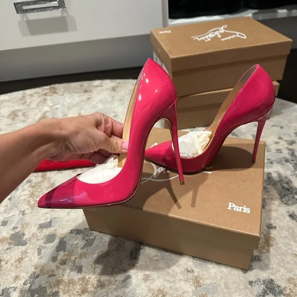 Christian Louboutin pink pigalle follies 120 - Picture 6 of 8